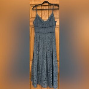 Crochet Lace Midi Dress